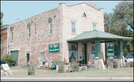 The Knights of Pythias met in Pawnee Rock's old opera house. Photo copyright 2005 by Leon Unruh.