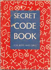 Front cover of Secret Code Book, by Frances W. Keene.