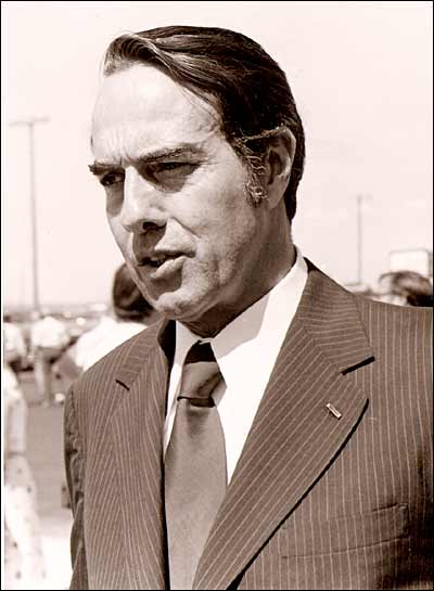 Photo of Senator Bob Dole copyright 1974 by Leon Unruh.