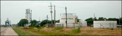 Pawnee Rock sewer plant. Photo copyright 2007 by Leon Unruh.