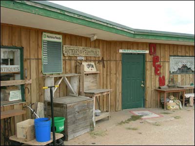Santa Fe Mercantile in Pawnee Rock. Photo copyright 2008 by Leon Unruh.