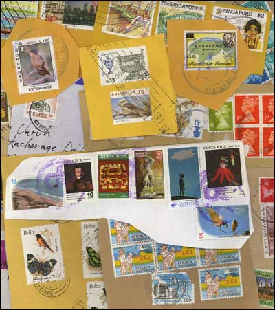 Stamps collected by Leon Unruh. Copyright 2009 by Leon Unruh.