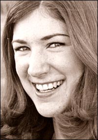 Bonnie Laughlin Deuschle, 1973, in Great Bend. Photo copyright 1973 by Leon Unruh.