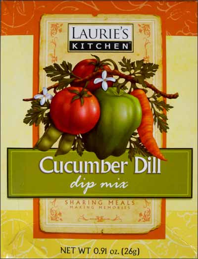 Laurie's Kitchen Cucumber Dill Dip mix.