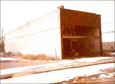 J.L. Morris merchandise and grocery store, Pawnee Rock, 1940s.