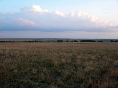 Scott County, Kansas, August 2006. Photo copyright by Leon Unruh.
