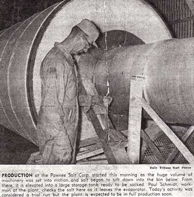 Paul Schmidt is featured in this clipping from the Great Bend Tribune. Barb Schmidt sent the clipping of her dad.