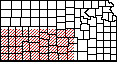 Washington and Peketon counties. Kansas State Historical Society map.
