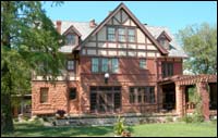 Red Rock, the William Allen White mansion in Emporia. Photo copyright 2006 by Leon Unruh.